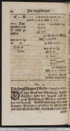 No. 32. Die sorgfältigen Pferde-Supplicanten