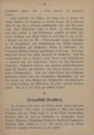 Französisch-Buchholz