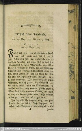 [G. W. Rabeners Freundschaftliche Briefe]