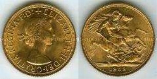 Großbritannien, Pound Souvereign