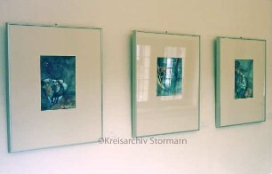Ausstellung: Fächer Stormarner Künste: Schloss Reinbek: Bilder von Irmgard Gottschlich "Butterfahrt"