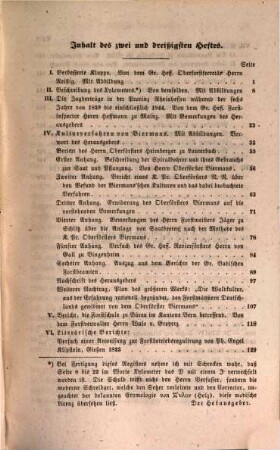 Neue Jahrbücher der Forstkunde. 32. 1846