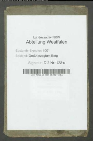 Besitzergreifung der Güter und Einkünfte des Münsterischen Studienfonds