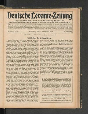 Triebfedern der Weltgeschichte.
