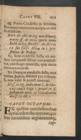Caput Octavum.