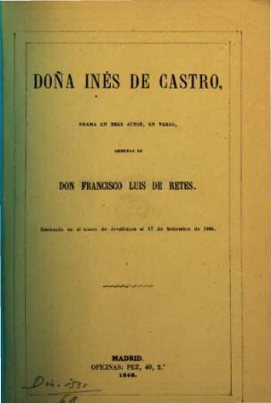Doña Inés de Castro