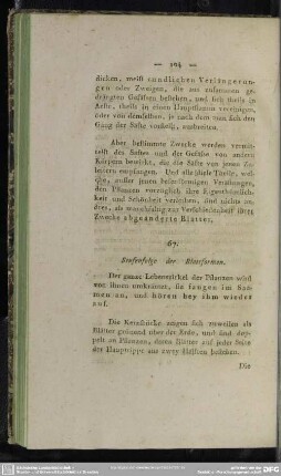 67. Stufenfolge der Blattformen