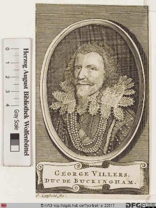 Bildnis George Villiers, 1623 1. Duke of Buckingham