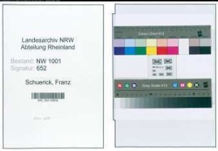 Entnazifizierung Franz Schuerick, geb. 05.09.1894 (Mechaniker)