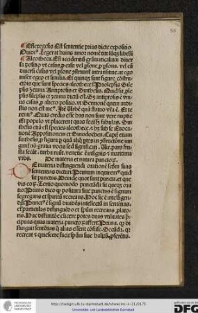 De materia et natura punctorum