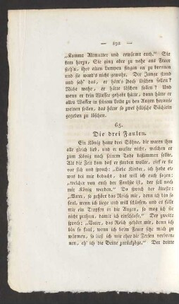 65. Die drei Faulen.