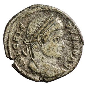 Münze, Follis, Aes 3, 323 - 324 n. Chr.