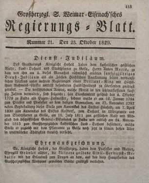 Nr. 21 : 23. Oktober 1829