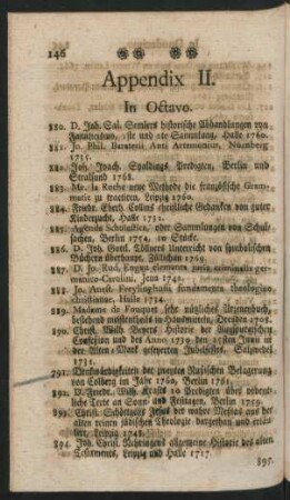 Appendix II.