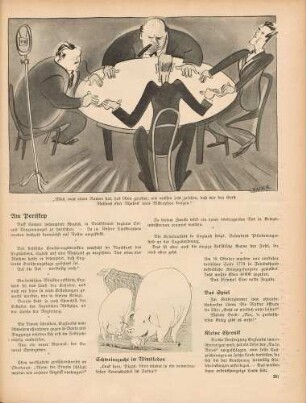 "Alles, was einen Namen hat, hat schon geredet; wir müssen jetzt zusehen, dass wir den Geist Nelsons oder Rhodes' vors Mikrophon kriegen." "Schweinezucht in Wimbledon"