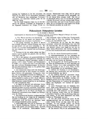 Philosophisch-Pädagogische Leitsätze