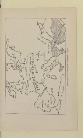 Europe in 814, showing the Carolingian Empire