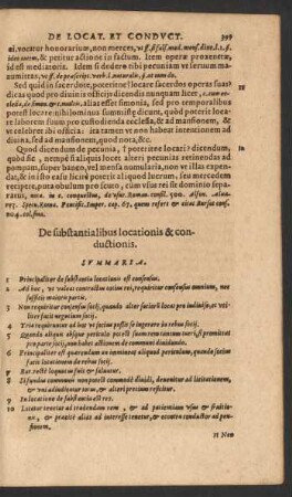 De substantialibus locationis & conductionis.