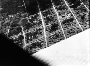 Santa Cruz de la Sierra : Straßen von Santa Cruz de la Sierra vom Flugzeug aus gesehen