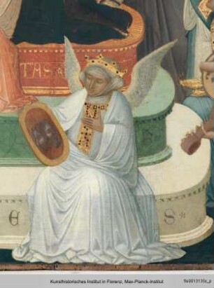 Thronende Madonna mit Heiligen