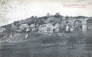 Sebnitz-Hainersdorf. Hof Hainersdorf, Ansichtskarte