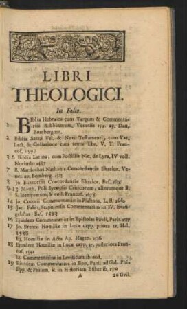 Libri Theologici.