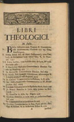 Libri Theologici.
