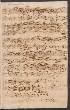Suiten; cemb; Es-Dur; BWV 819a