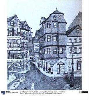 Alte Straße in Frankfurt