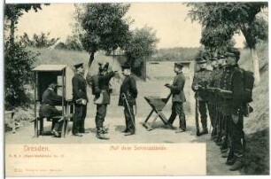 Dresden. Königlich Sächsisches 2.Jäger-Bataillon No.13, Auf dem Schießstand