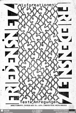 1987,5: Friedensnetz : Informationen, Texte, Anregungen