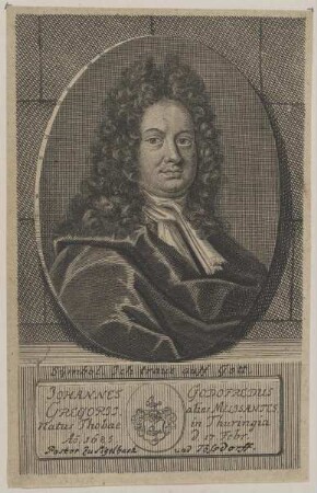 Bildnis des Johannes Godofredus Gregorii
