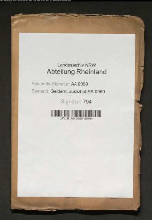 Generalleutnant Freiherr von Wittenhorst-Sonsfeld gegen Jan Martens zu Horst wegen Geldforderungen