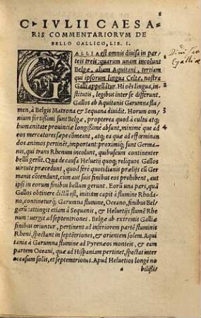 C. Ivlii Caesaris Commentariorvm libri VIII