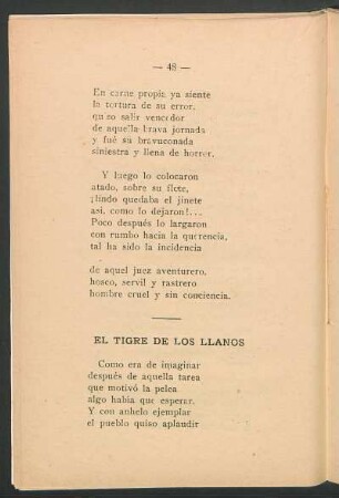 El tigre de los llanos