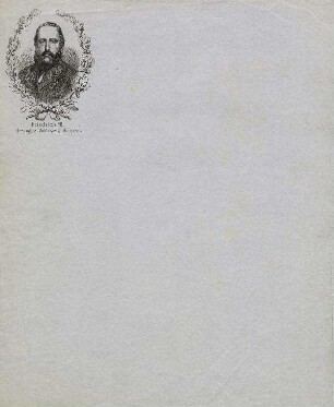 Bildnis von Friedrich (VIII.) (1829-1880), Herzog von Schleswig-Holstein-Sonderburg-Augustenburg