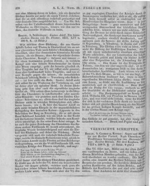 Sagen und Miscellen aus Berlins Vorzeit. Bd.2. Nach Chroniken und Traditionen hrsg. v. A. Cosmar. Berin: Cosmar & Krause 1833