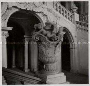 Pommersfelden, Schloss Weißenstein, Treppenhaus (Detail)