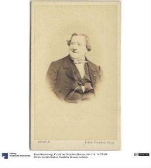 Porträt des Gioachino Rossini