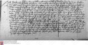 Blicker Landschad v. Steinach Ursula geb. v. Hirschhorn seine Hausfrau bekennen von Hans Landschad 900 Gulden Hauptgeld zurück erhalten zu haben