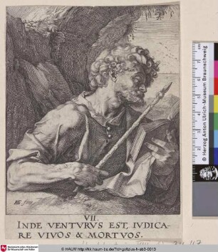 [Der Heilige Thomas als Einsiedler; St. Thomas; Apostel Thomas]