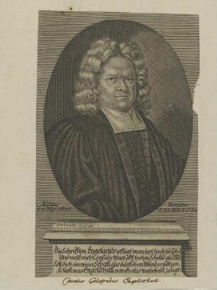 Bildnis des Carl Gottfried Engelschall