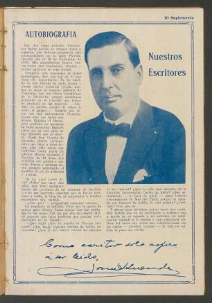Nuestros escritores: Josué Quesada : Autobiografía