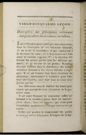 Vingt-Cinquiéme Leçon.