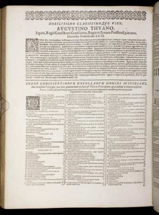 Nobilissimo Clarissimoqui Viro, Augustino Thuano [...]