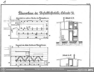 Tafel XII - Übungshaus der Unfallhilfsstelle, Oelsnitz i. Erzg.