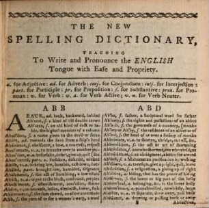 New spelling dictionary ...