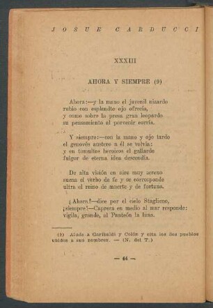 XXXIII - Ahora y siempre (9)