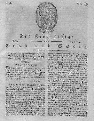 Nro. 198, Freitag den 3. October 1806