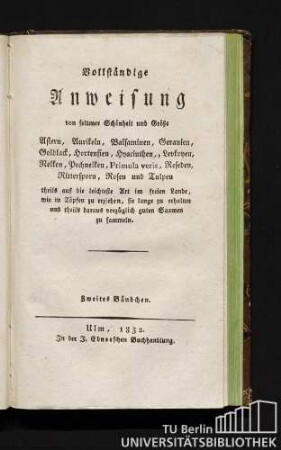 2: Zweites Bändchen